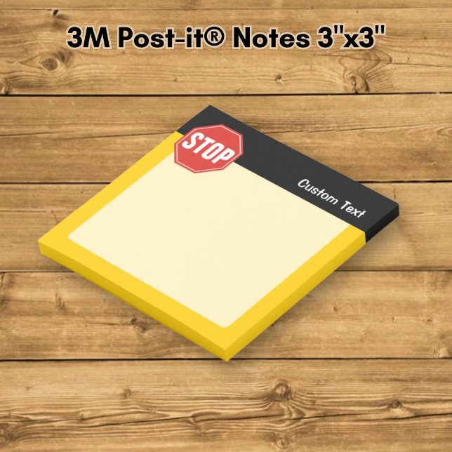 Bloco De Notas Sinal de STOP (Criador carregado)