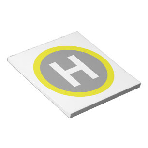 Bloco De Notas Sinal do heliporto