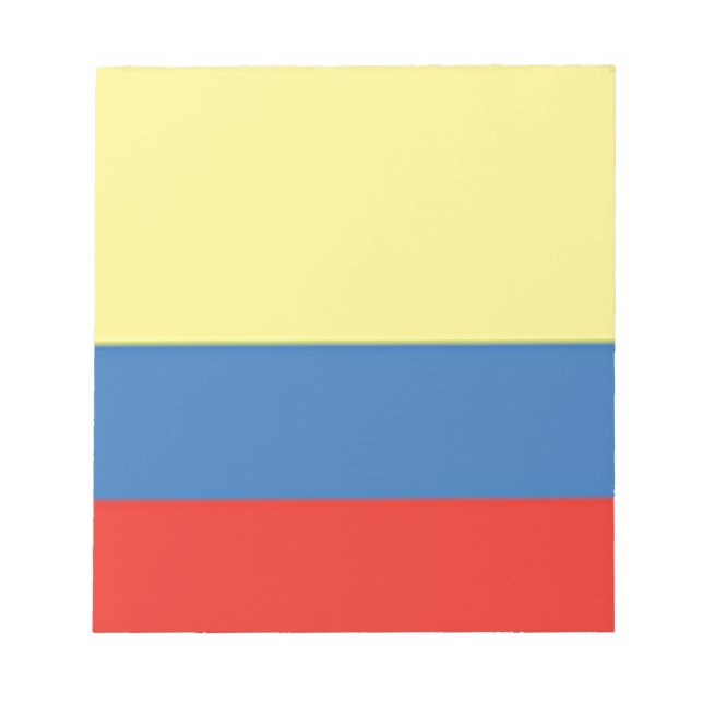 Bloco De Notas Sinalizador Colômbia (Frente)