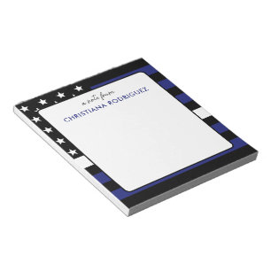 Bloco De Notas Sinalizador fino personalizado de linha branca EMT