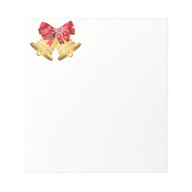 Bloco De Notas Sinos de Notepad de Natal (Frente)