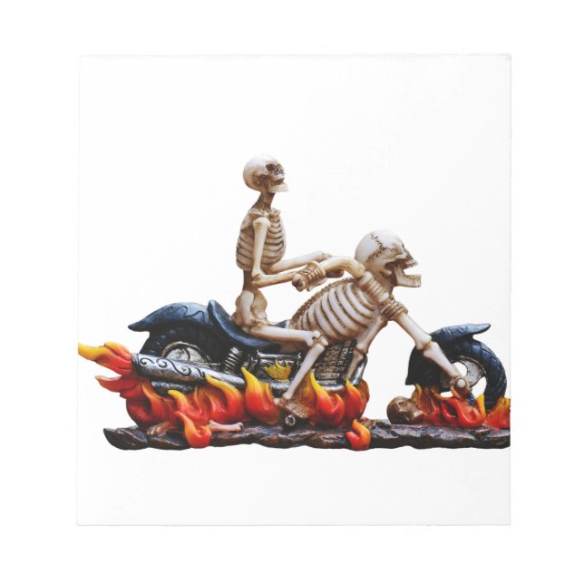 Bloco De Notas Skeleton Rider (Frente)