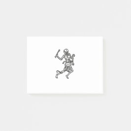 Bloco De Notas Skeleton Tattoo Vintage