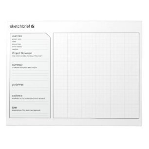 Bloco De Notas sketchbrief