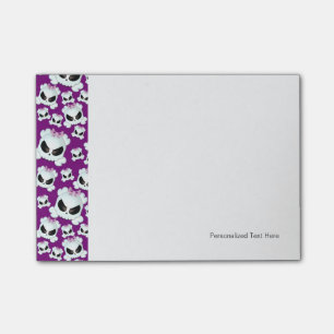 Bloco De Notas Skullz feminino