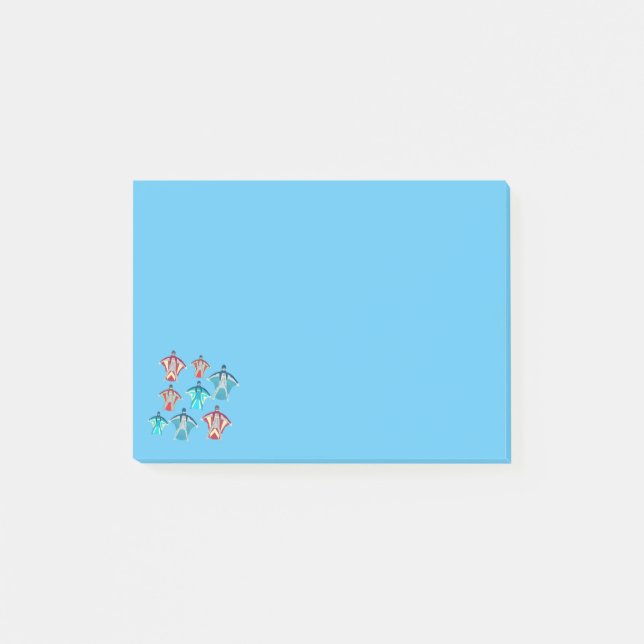 Bloco De Notas Skydiving de macacão (Frente)