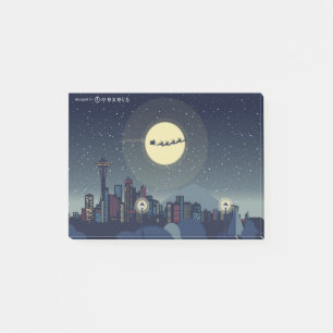 Bloco De Notas Skyline de Natal