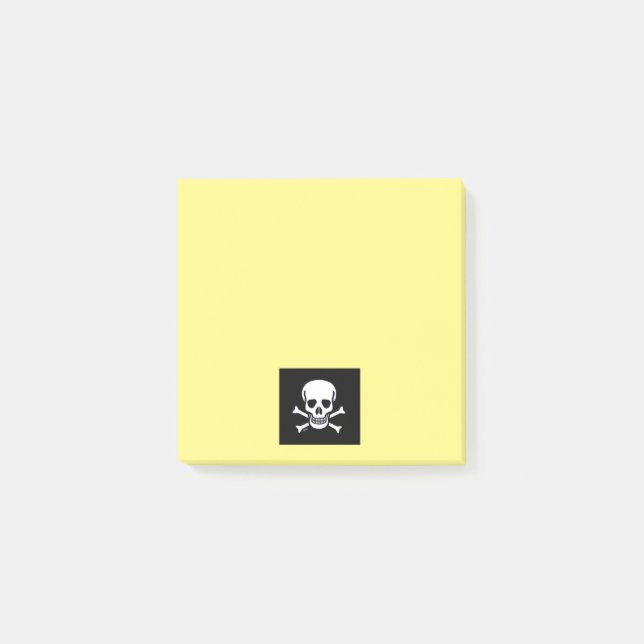 Bloco De Notas Skype n Ossos Altos-amarelos (Frente)