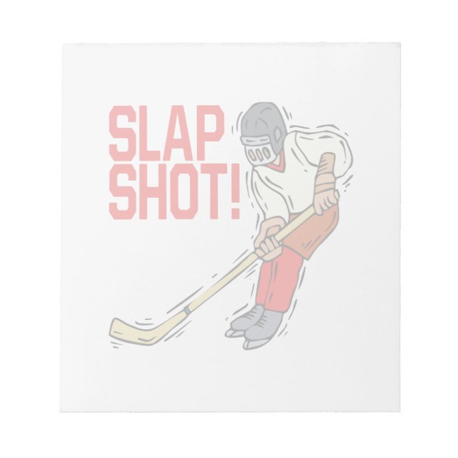 Bloco De Notas Slap Shot (Frente)