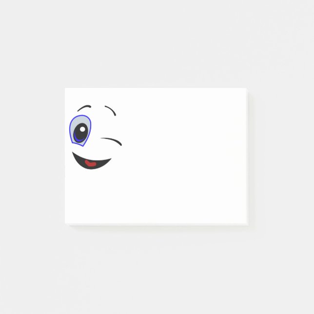 BLOCO DE NOTAS SMILEY FACE DE INVERNO (Frente)