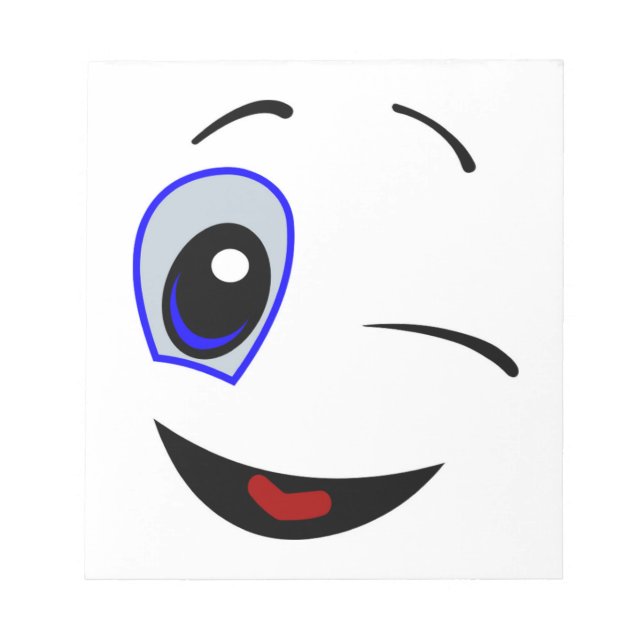 BLOCO DE NOTAS SMILEY FACE DE INVERNO (Frente)