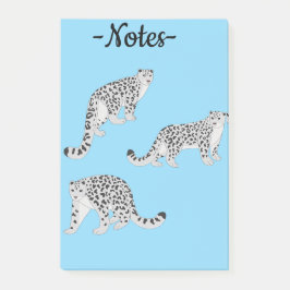Bloco De Notas Snow Leopards
