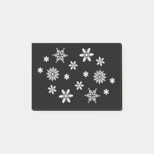 BLOCO DE NOTAS SNOWFLAKES DO INVERNO