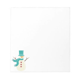 Bloco De Notas Snowman