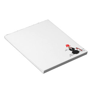 Bloco De Notas Snowman Feriado