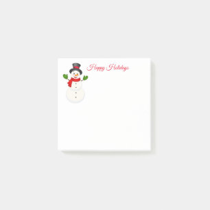 Bloco De Notas Snowman Posta as notas
