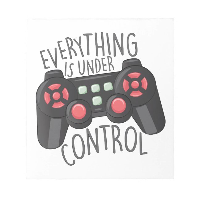 Bloco De Notas Sob Controlo (Frente)