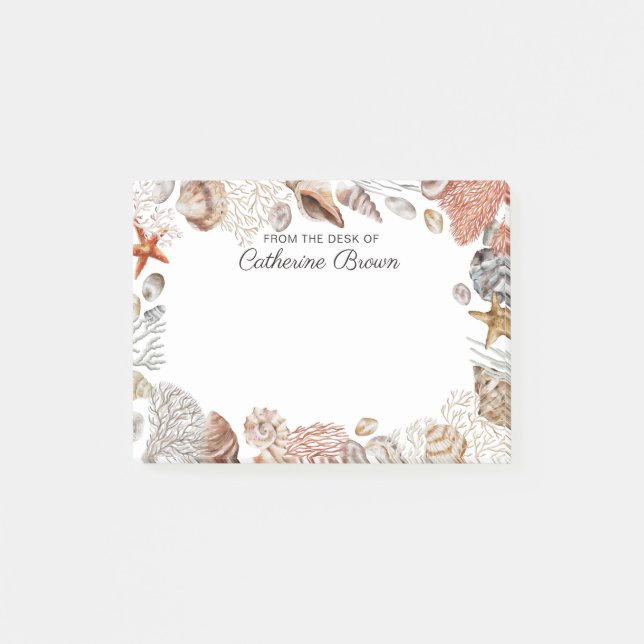 Bloco De Notas Sob o mar personalizado (Frente)