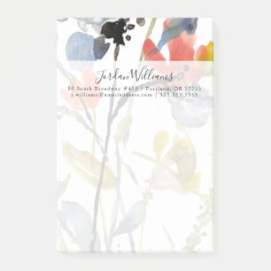 Bloco De Notas Sobreposição de Flor - Flores e Sistemas de Aqua
