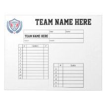 Soccer / Football Lineup Cards