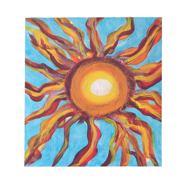 Bloco De Notas Sol selvagem (Frente)