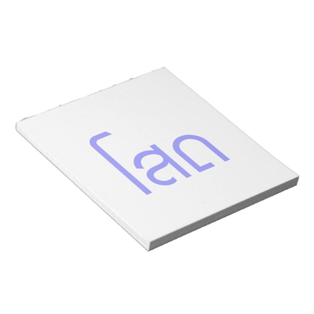 Bloco De Notas Solteiro SOHT em um script em idioma tailandês: (Inclinado)