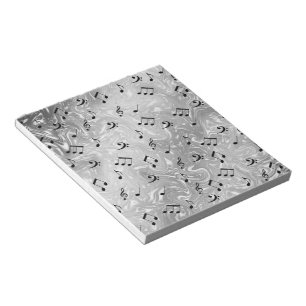 Bloco De Notas som, metal, música, música, sinal, nota, forma,