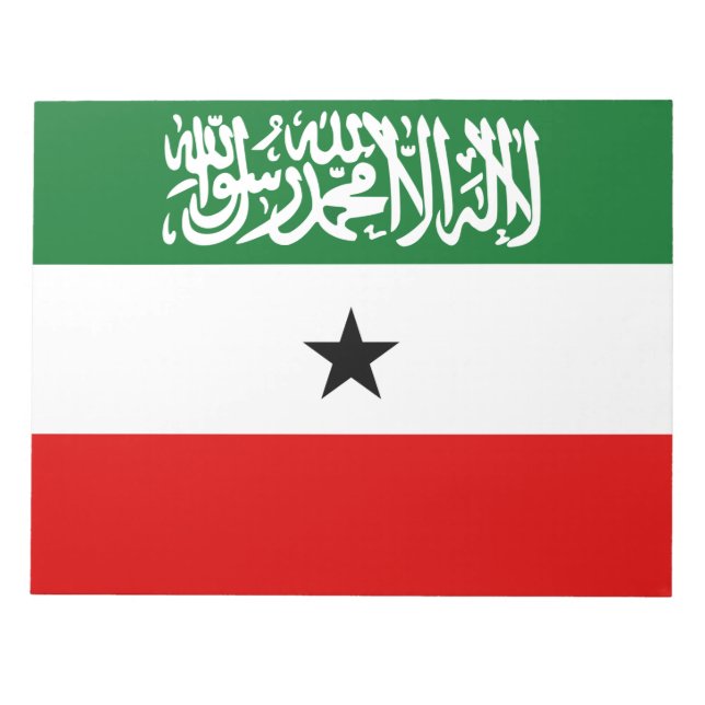 Bloco De Notas Somaliland Flag (Frente)