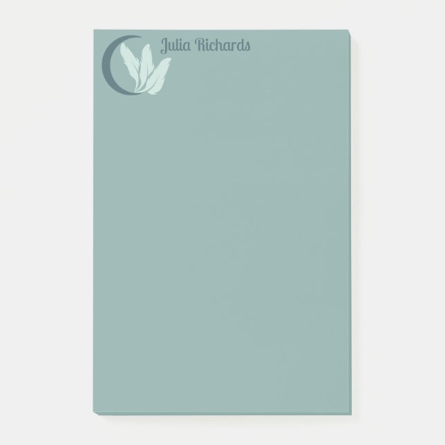 Bloco De Notas Sonhos de Terrarium do Escritor (Frente)