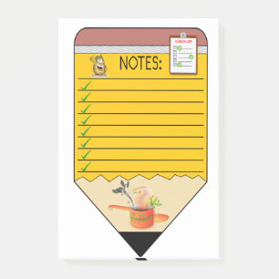 Bloco De Notas Sopa de Batata com Post-it Notes
