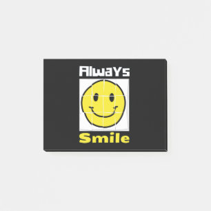 Bloco De Notas Sorria emoji