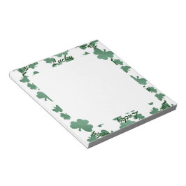 Bloco De Notas Sorte O' dos Irlandeses