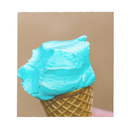 Bloco De Notas Sorvete com macro waffle