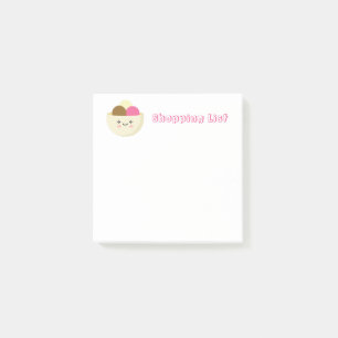 Bloco De Notas Sorvete Kawaii