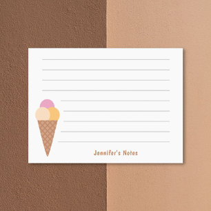Bloco De Notas Sorvete Triple Scoops