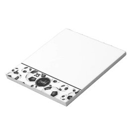 Bloco De Notas sotaque personalizado do padrão das bolas de futeb