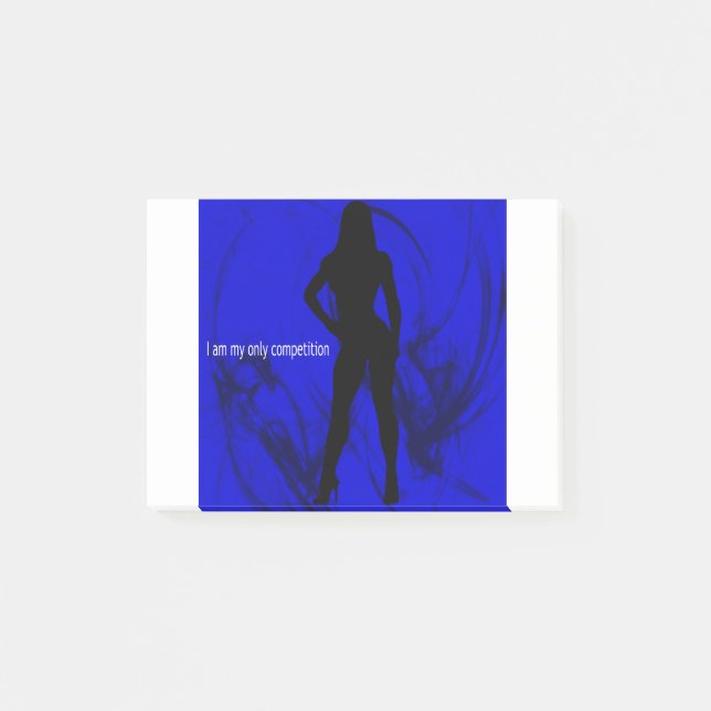 Bloco De Notas Sou a minha única competição - Malhação / Criador  (Frente)