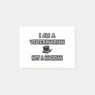 Bloco De Notas Sou Veterinário... Não É Um Mágico