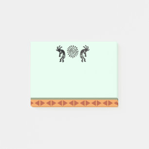 Bloco De Notas Southwestern Feather Kokopelli Notas