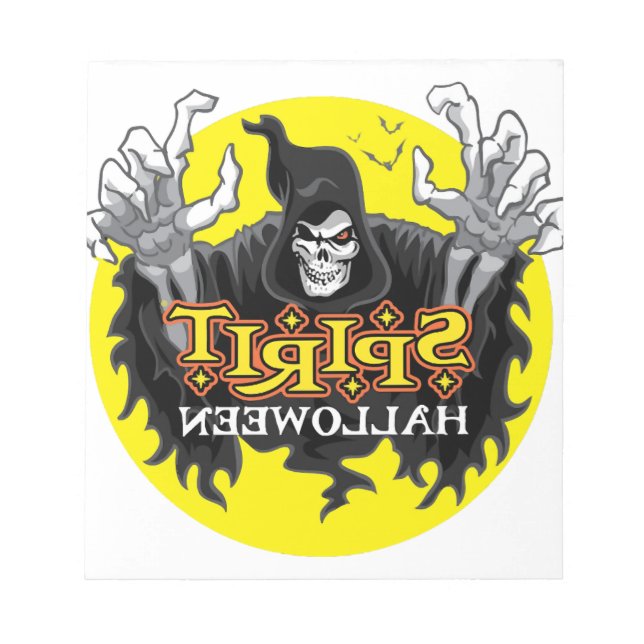 Bloco De Notas Spirit Halloween (Frente)
