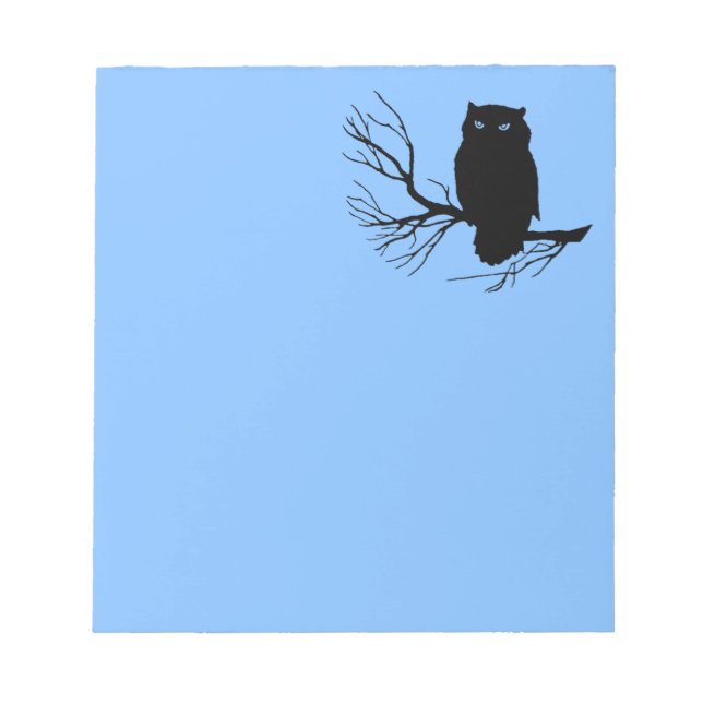Bloco De Notas Spooky Owl (Frente)