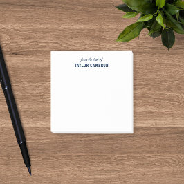 Bloco De Notas Sporty Varsity Style From The Desk Of