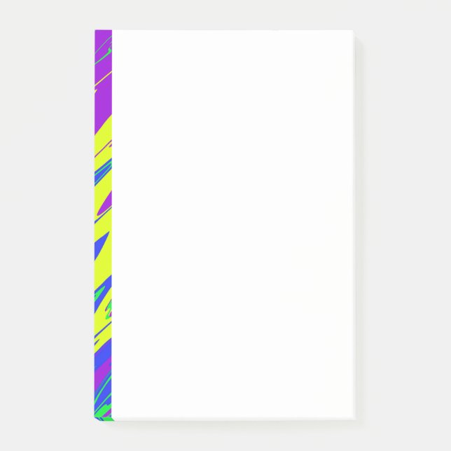 Bloco De Notas Spray Paint Mardi Gras Blue (Frente)