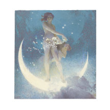 Spring Scattering Stars vintage illustration
