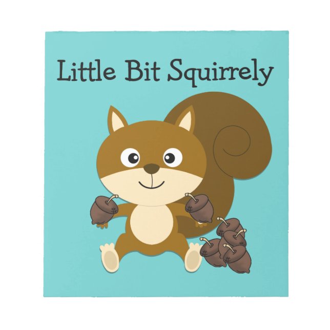 Bloco De Notas Squirrely (Frente)