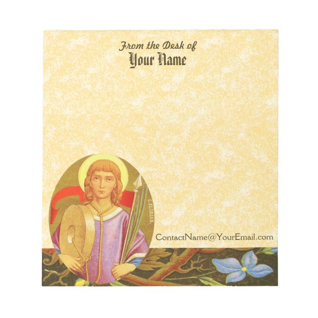 Bloco De Notas St. Florian de Lorch (PM 03) 5,5"x6" (Frente)
