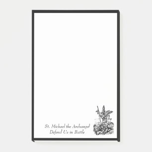 Bloco De Notas St Michael o católico tradicional do arcanjo
