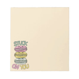 Bloco De Notas Stack of Cute Kawaii Macarons