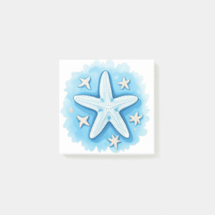 Bloco De Notas Starfish em azul