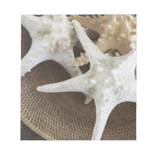 Bloco De Notas Starfish numa cesta